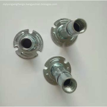 Steel Stamped Zinc Plated High Neck Pallet Nuts